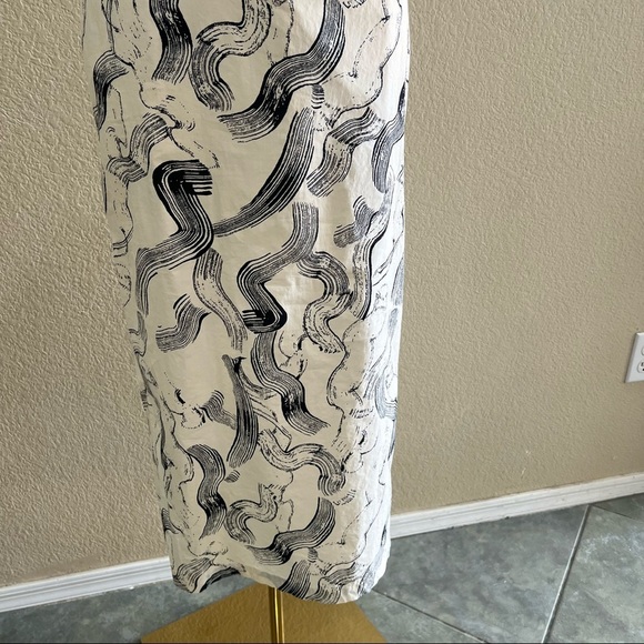 Anthropologie JUST Female Paperstrap Brush Stroke Prints Sz XS Dress Party Vacay - Picture 9 of 16